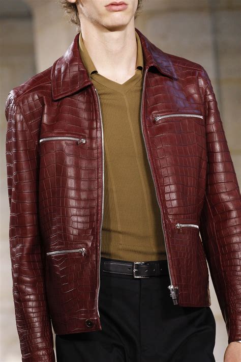 Hermes leather jackets for men